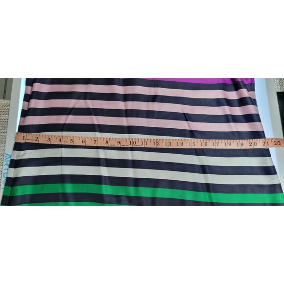 Brooks Brothers Red Fleece Womens A Line Dress Size 14 Multicolor 100% Silk - Picture 9 of 14